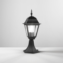 Zwarte tuinbuitenlamp met glazen diffuser Roma Aanbieding