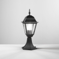 Zwarte tuinbuitenlamp met glazen diffuser Roma Aanbieding