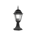Zwarte tuinbuitenlamp met glazen diffuser Roma Verkoop