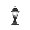Zwarte tuinbuitenlamp met glazen diffuser Roma Verkoop