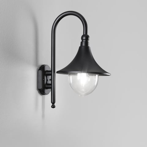 Zwarte aluminium buitenlamp voor tuin Pavia Aanbieding
