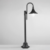 Paletto tuinlamp voor buiten zwart aluminium h130 cm Pavia Aanbieding