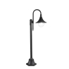 Paletto tuinlamp voor buiten zwart aluminium h130 cm Pavia Verkoop