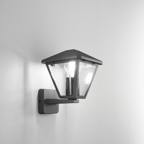 Tuinlamp wandlantaarn van aluminium met Prisma-glas Aanbieding
