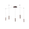 Moderne LED plafondlamp met 5 hanglampen Candle ontwerp Verkoop