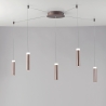 Moderne LED plafondlamp met 5 hanglampen Candle ontwerp Aanbieding