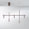 Hanglamp in modern design met 5 LED-lampen Candle Aanbieding