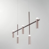 Hanglamp in modern design met 5 LED-lampen Candle Korting