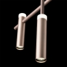 Hanglamp in modern design met 5 LED-lampen Candle Kortingen