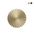 Vintage LED wandlamp rond geplooid metaal Anadara Aanbieding