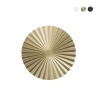 Vintage LED wandlamp rond geplooid metaal Anadara Aanbieding