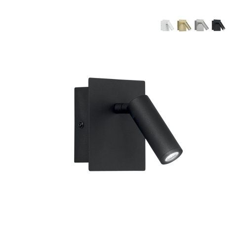 Metalen wandlamp met draaibare LED-spot Dickens Aanbieding