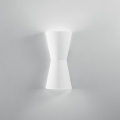 Moderne wandlamp in overschilderbaar wit gips Clepsydra Aanbieding
