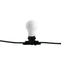 Zwarte buitenlichtslinger met 10 lampen E27 fitting PicNic Verkoop