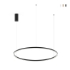 Ronde LED hanglamp in aluminium 120 cm Hoop Aanbieding