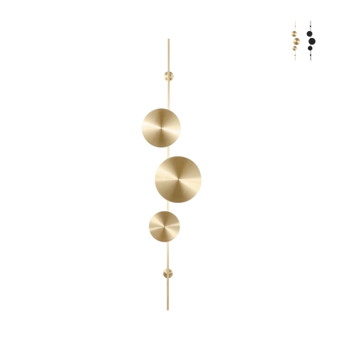 Moderne wandlamp LED 3 cirkels aluminium Idol Aanbieding