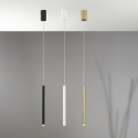 Hanglamp van metaal met verstelbare LED-spotlicht Pype Keuze