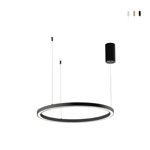 Ronde LED hanglamp design minimalistisch 80cm Hoop Aanbieding