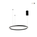 Ronde LED hanglamp design minimalistisch 80cm Hoop Aanbieding