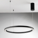 Ronde LED hanglamp design minimalistisch 80cm Hoop Verkoop