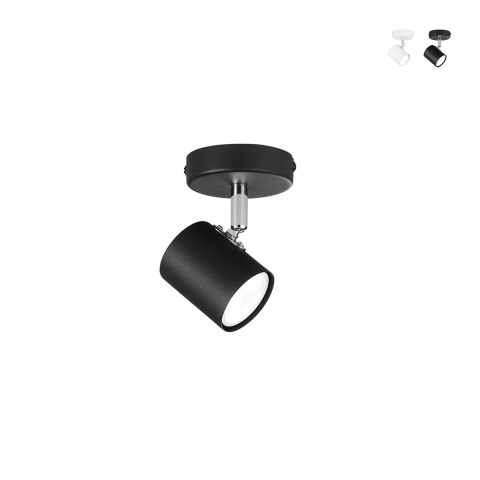 Metalen wandspot met 1 richtbare lichtpunt Zero Aanbieding