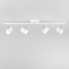 Plafondrail met 4 draaibare spotlampen Zero Verkoop