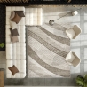 Beige design vloerkleed woonkamer Funny Verkoop