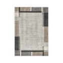 Grijs en beige modern geometrisch tapijt Funny Aanbieding