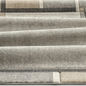 Grijs en beige modern geometrisch tapijt Funny Verkoop