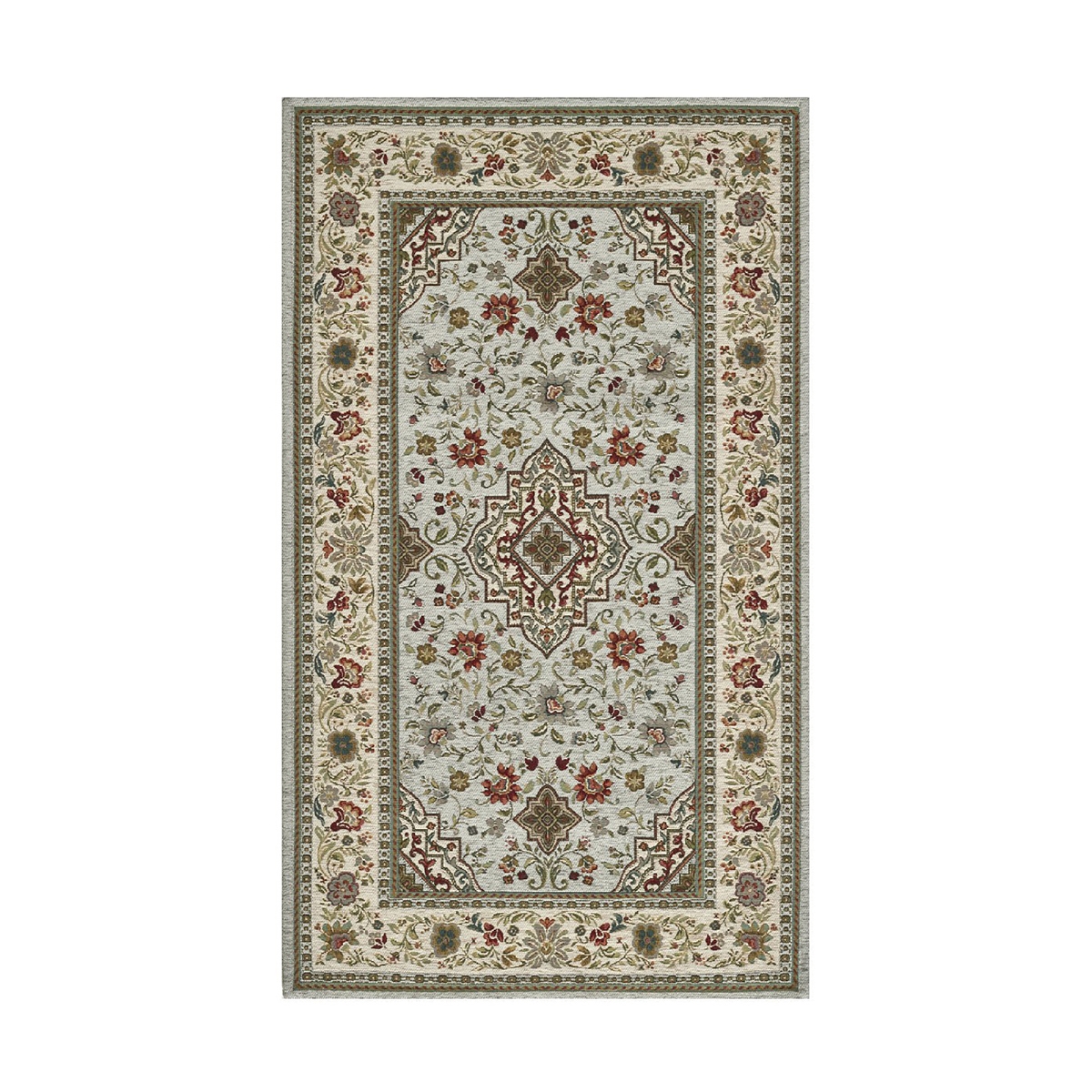 Grijs Perzisch Oosters vloerkleed voor woonkamer Tabriz Aanbieding Grijs Perzisch Oosters vloerkleed voor woonkamer Tabriz Aanbieding