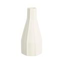 Witte porseleinen vaas voor bloemen en planten, modern design Atena Aanbieding