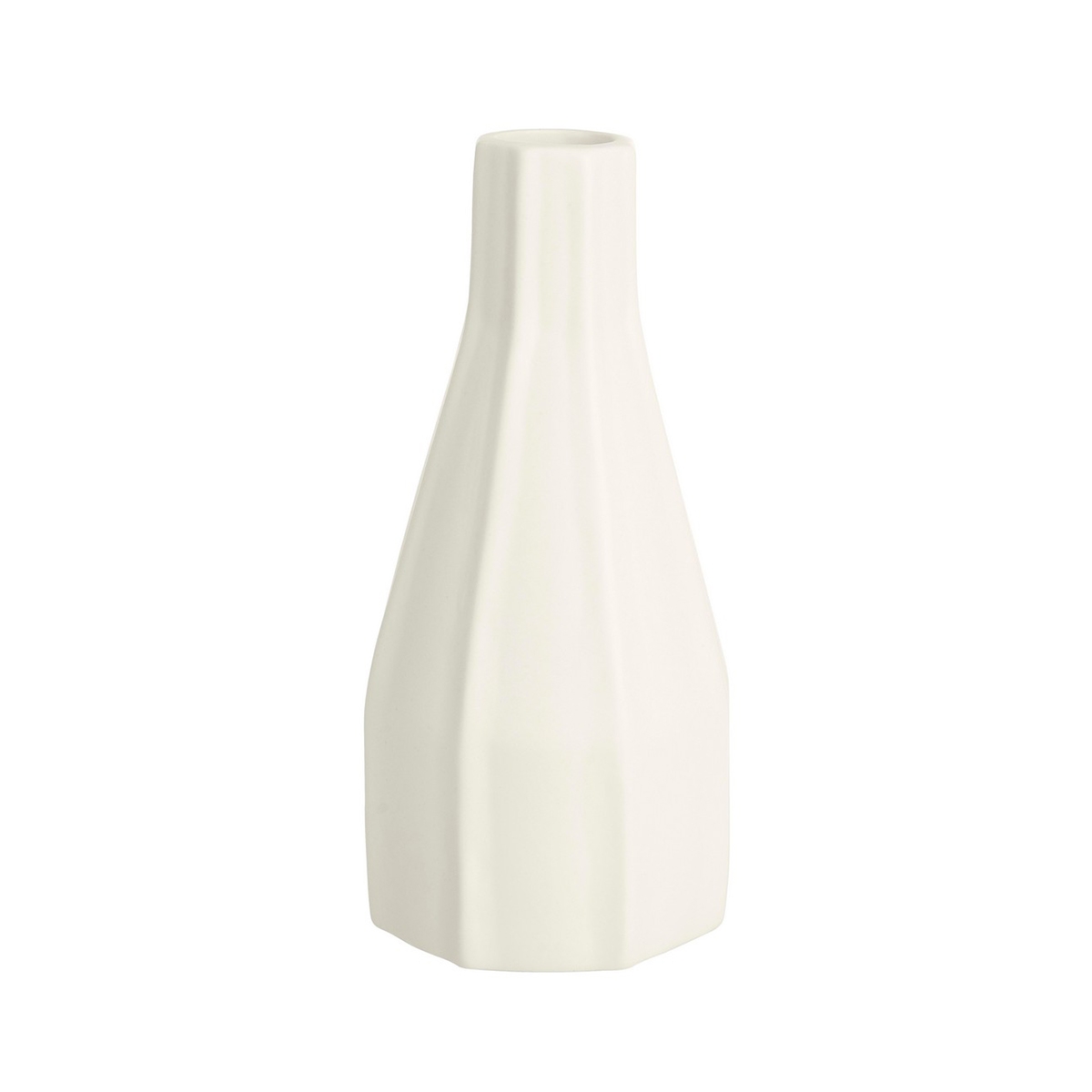 Witte porseleinen vaas voor bloemen en planten, modern design Atena Aanbieding