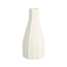 Witte porseleinen vaas voor bloemen en planten, modern design Atena Aanbieding
