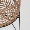 Set van 2 plantenpotten in boho-chic stijl van rattan Yulian Verkoop