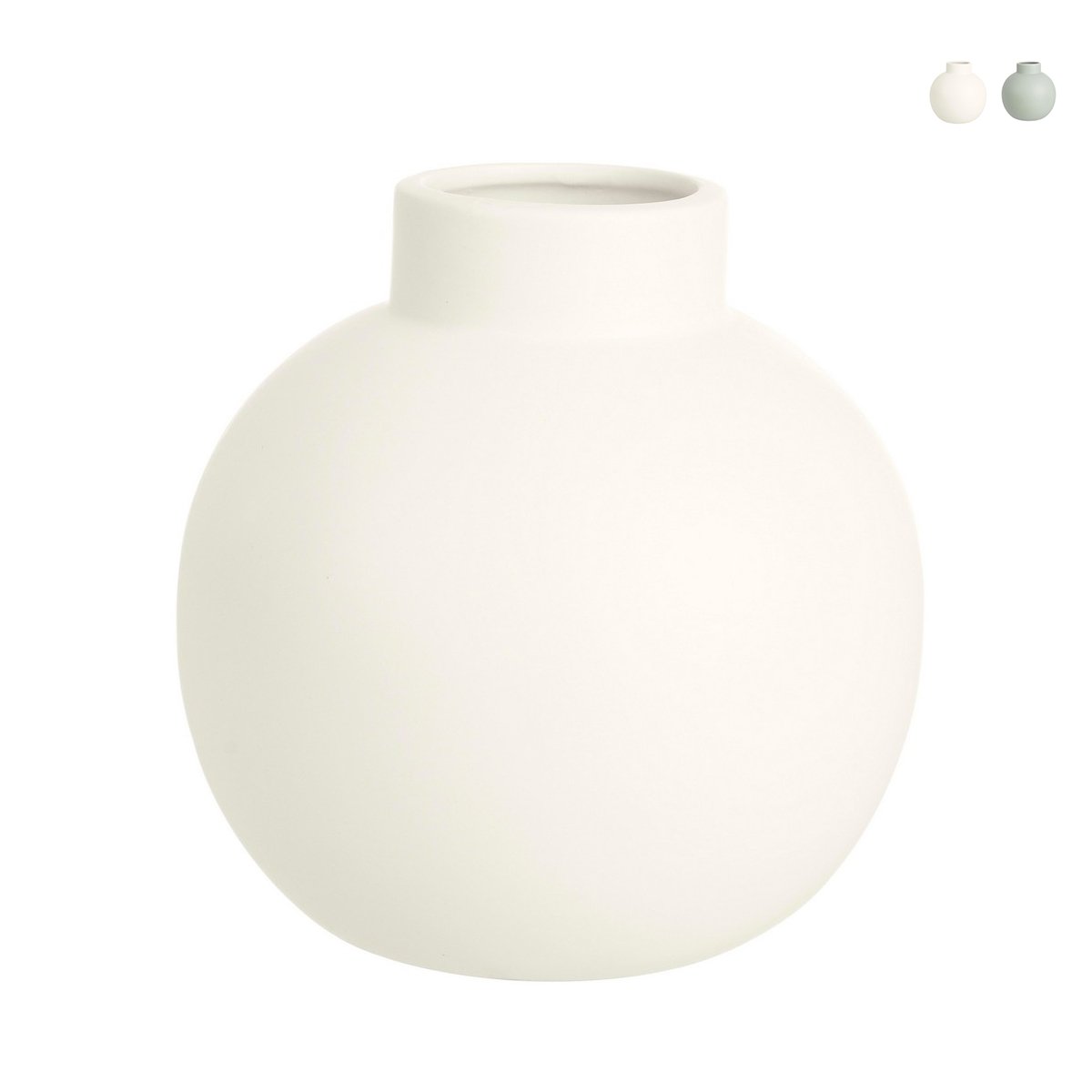 Moderne design vaas bolvorm met flessenhals porselein Althea Aanbieding Moderne design vaas bolvorm met flessenhals porselein Althea Aanbieding