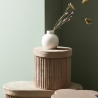 Moderne design vaas bolvorm met flessenhals porselein Althea Aanbod