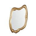 Asymmetrische design wandspiegel met gouden lijst Felipe Aanbieding