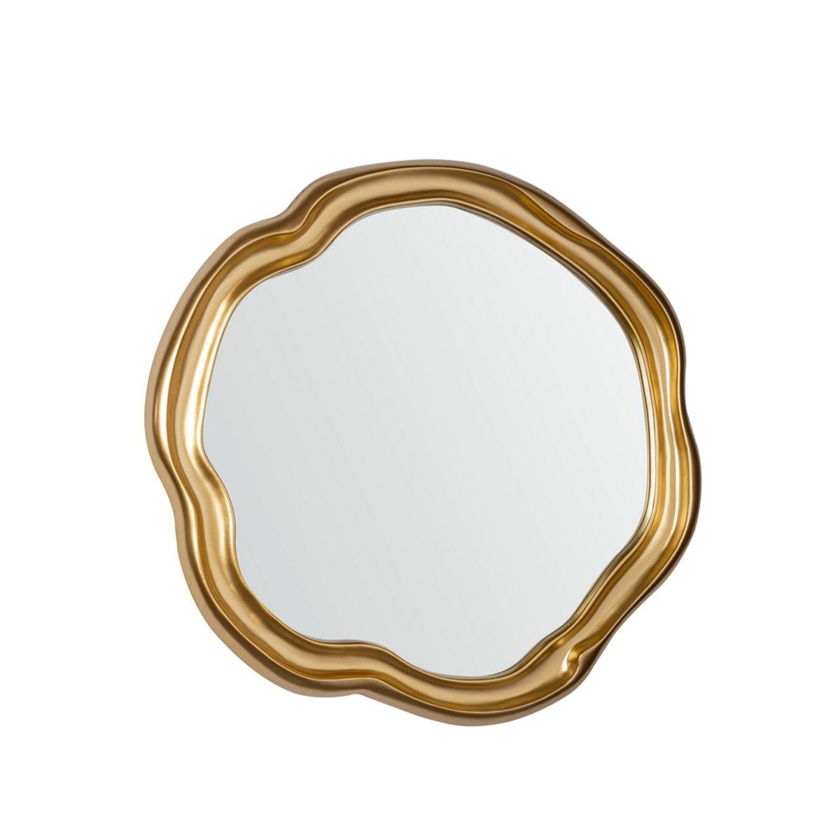 Decoratieve ronde wandspiegel 75x75cm met gouden lijst Felipe Aanbieding Decoratieve ronde wandspiegel 75x75cm met gouden lijst Felipe Aanbieding