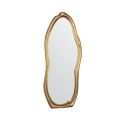 Asymmetrische ovale spiegel met gouden lijst 68x173cm Felipe Aanbieding