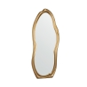 Asymmetrische ovale spiegel met gouden lijst 68x173cm Felipe Aanbieding