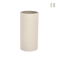 Cilindrische plantenpot voor binnen van porselein Ø12,5x26cm Vivy L Aanbieding
