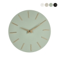 Ronde wandklok met gouden wijzers, minimalistisch design, 40cm Timeline Aanbieding
