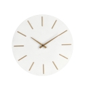 Ronde wandklok met gouden wijzers, minimalistisch design, 40cm Timeline Prijs
