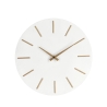 Ronde wandklok met gouden wijzers, minimalistisch design, 40cm Timeline Prijs