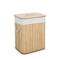 Rechthoekige bamboe wasmand met voering 40x30x50 Ananda Aanbieding