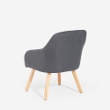 Fauteuil in Scandinavische stijl voor keuken/eetkamer grijs Yamori
 Aanbod