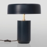 Vintage blauw metalen bureaulamp Kaithal Verkoop