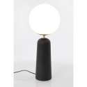 Moderne design tafellamp met ronde matglazen lampenkap Delphine Karakteristieken