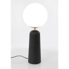 Moderne design tafellamp met ronde matglazen lampenkap Delphine Karakteristieken