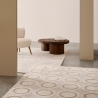 Moderne rechthoekig vloerkleed voor de woonkamer 160x230cm beige crème Tania Aanbod